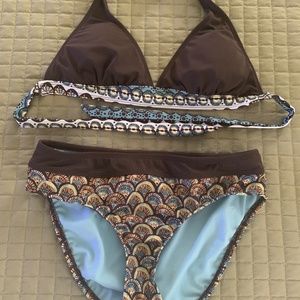Athleta Two-Piece Swim suit, Size Medium